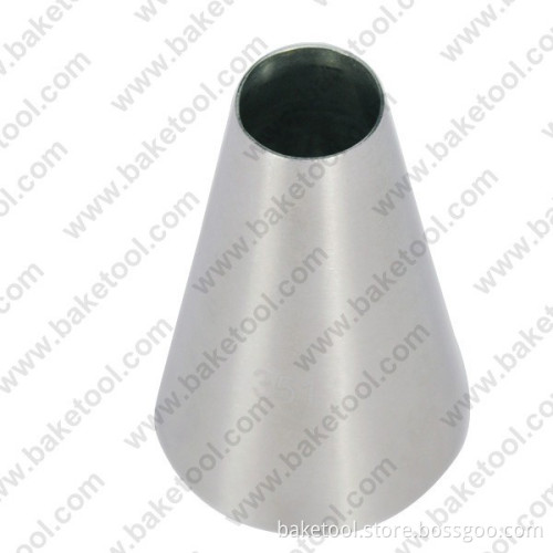 Stainless steel304 Round large Cake Icing nozzle #804